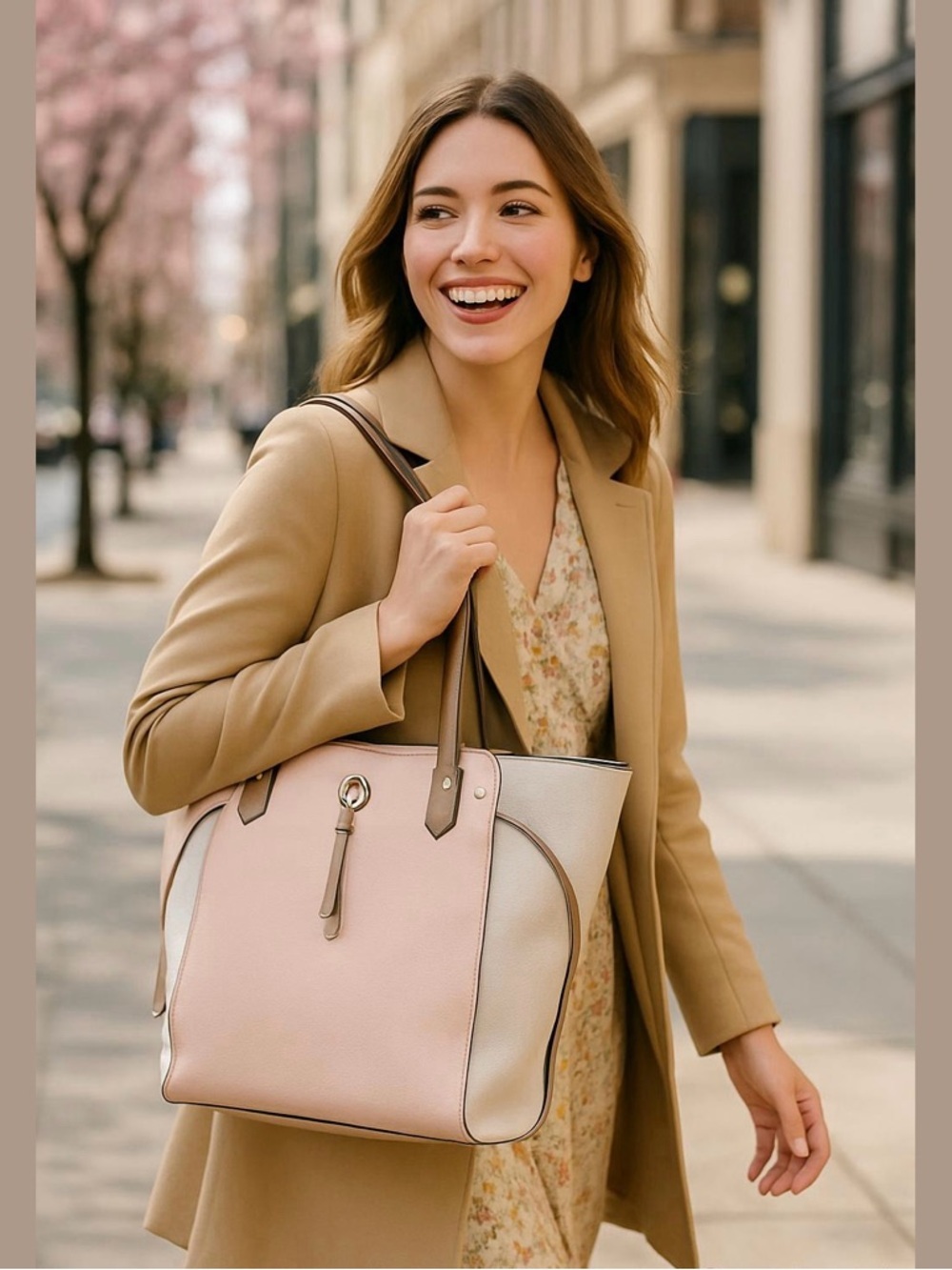 Kate Spade Color Block Marti Pebble Leather Bag